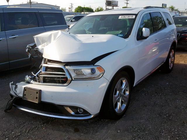 1C4RDHDG1FC771169 - 2015 DODGE DURANGO LI WHITE photo 2