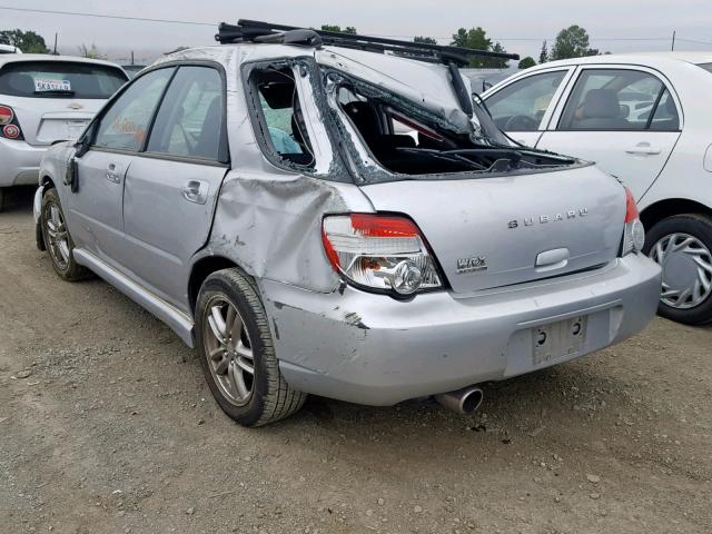 1F1GG29605G803232 - 2005 SUBARU IMPREZA WR SILVER photo 3