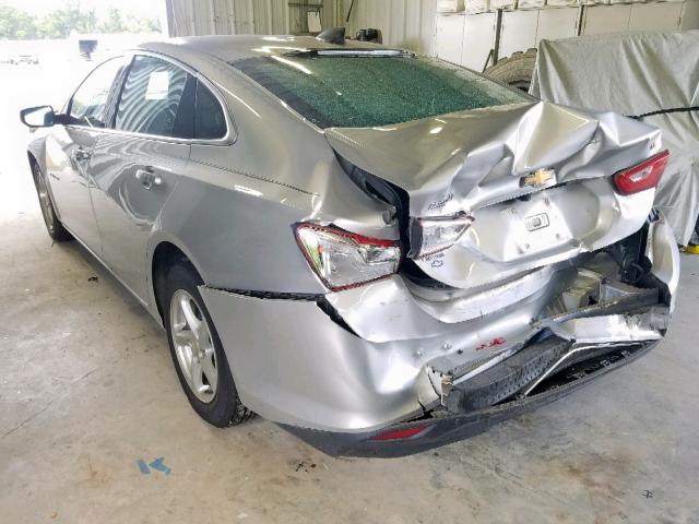 1G1ZB5ST5GF234446 - 2016 CHEVROLET MALIBU LS SILVER photo 3