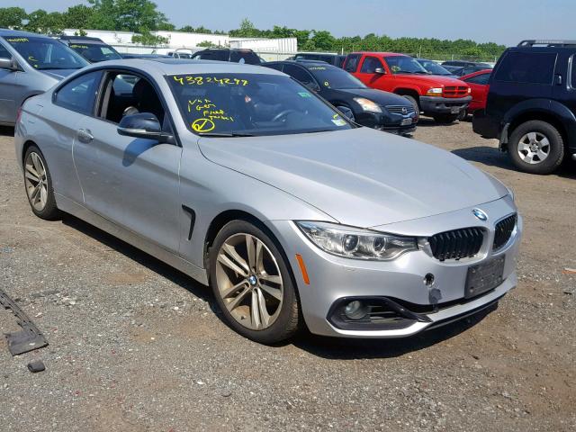 WBA3N5C53EF716878 - 2014 BMW 428 XI GRAY photo 1