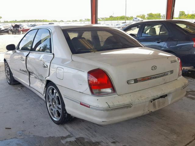 KMHFU45E83A241633 - 2003 HYUNDAI XG 350 WHITE photo 3