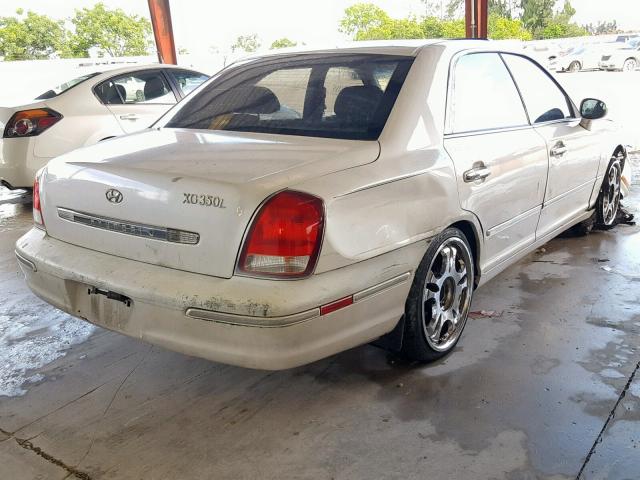 KMHFU45E83A241633 - 2003 HYUNDAI XG 350 WHITE photo 4