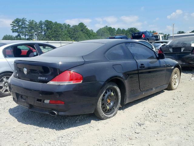 WBAEH13456CR51088 - 2006 BMW 650 I BLACK photo 4