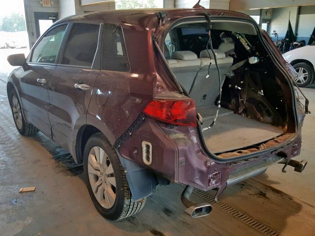 5J8TB1H2XAA004248 - 2010 ACURA RDX BROWN photo 3