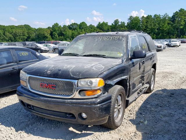 1GKEK63U05J239751 - 2005 GMC YUKON DENA BLACK photo 2