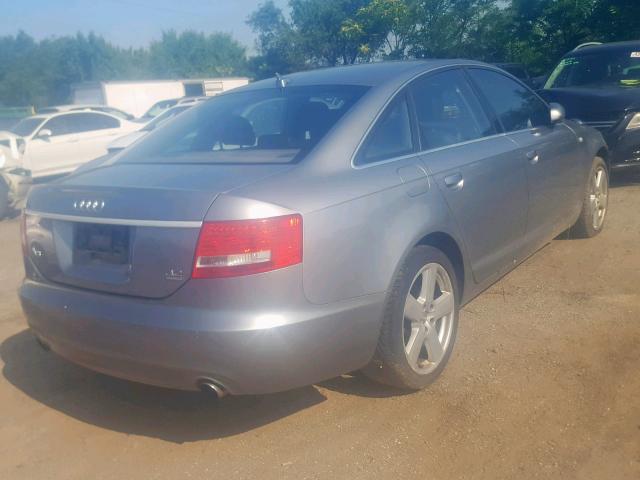 WAUDH74F48N123233 - 2008 AUDI A6 3.2 QUA SILVER photo 4