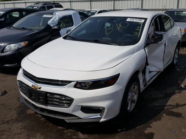 1G1ZB5ST7HF253999 - 2017 CHEVROLET MALIBU LS 白色 照片 2