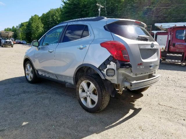 KL4CJESB3FB230189 - 2015 BUICK ENCORE SILVER photo 3