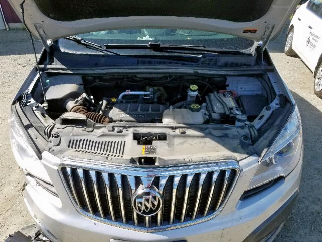 KL4CJESB3FB230189 - 2015 BUICK ENCORE SILVER photo 7