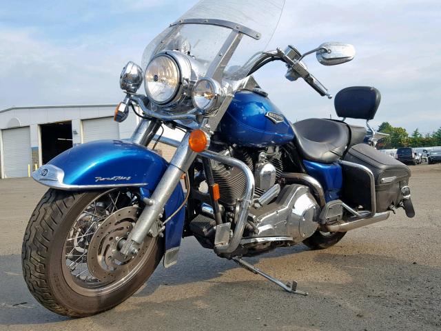 1HD1FRW105Y650302 - 2005 HARLEY-DAVIDSON FLHRCI BLUE photo 2