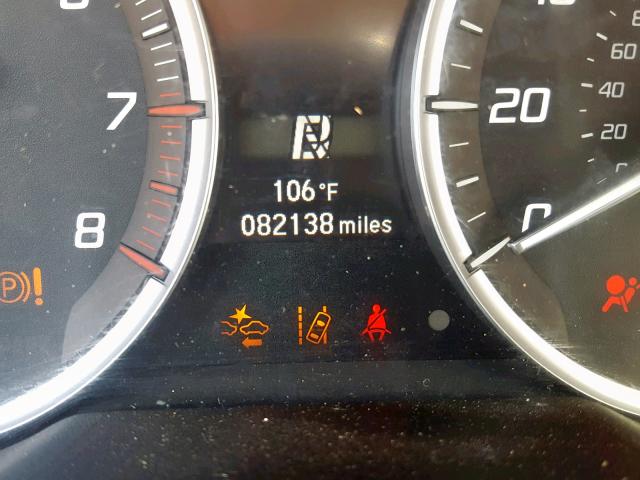 19UUB1F56GA004595 - 2016 ACURA TLX TECH BLACK photo 8