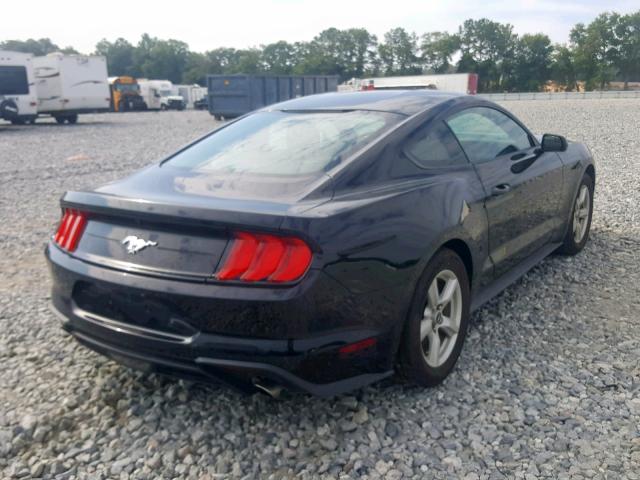 1FA6P8TH9J5120749 - 2018 FORD MUSTANG BLACK photo 4