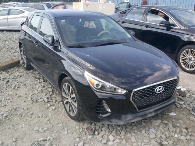 KMHH35LE9JU033289 - 2018 HYUNDAI ELANTRA GT BLACK photo 1