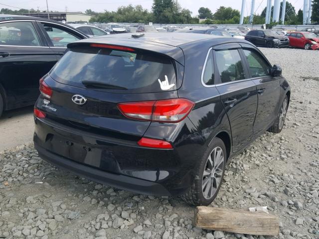 KMHH35LE9JU033289 - 2018 HYUNDAI ELANTRA GT BLACK photo 4