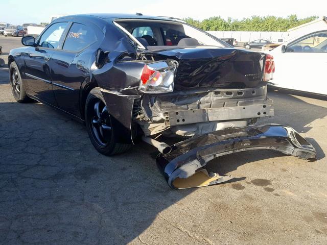 2B3CA3CV1AH243463 - 2010 DODGE CHARGER SX BLACK photo 3