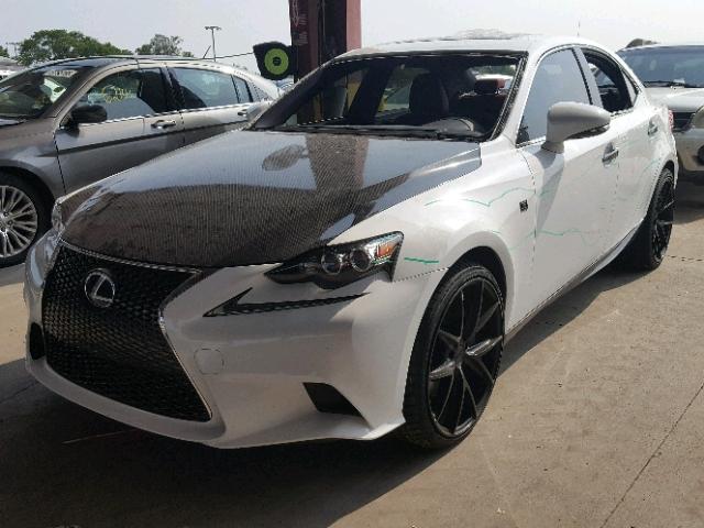 JTHBE1D24F5018393 - 2015 LEXUS IS 350 WHITE photo 2