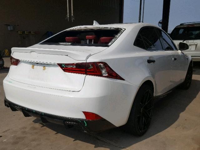 JTHBE1D24F5018393 - 2015 LEXUS IS 350 WHITE photo 4