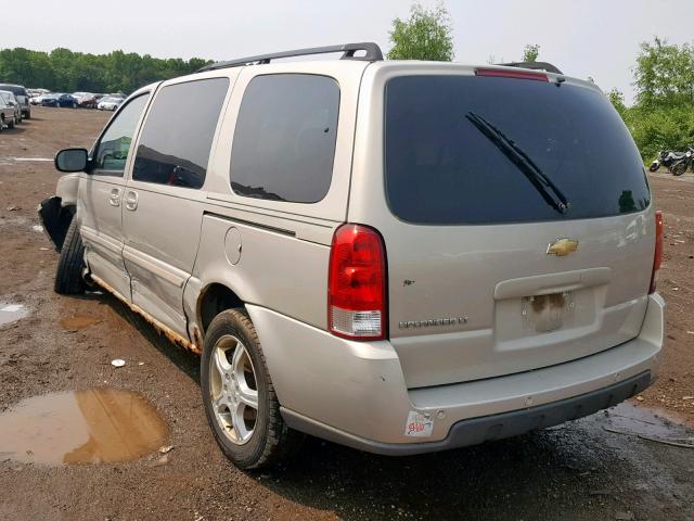 1GNDV33107D101395 - 2007 CHEVROLET UPLANDER BEIGE photo 3