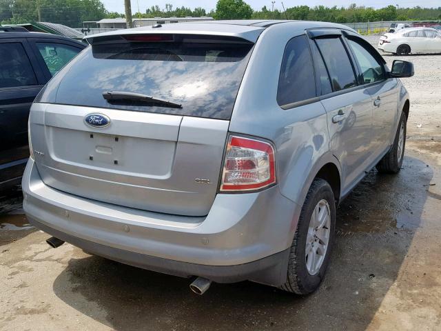 2FMDK38C87BB18698 - 2007 FORD EDGE SEL SILVER photo 4