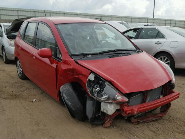 JHMGD38447S056564 - 2007 HONDA FIT RED photo 1