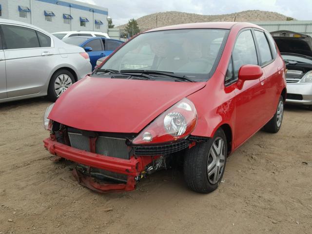 JHMGD38447S056564 - 2007 HONDA FIT RED photo 2