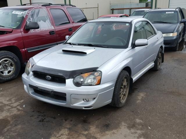 JF1GD29685H508852 - 2005 SUBARU IMPREZA WR SILVER photo 2