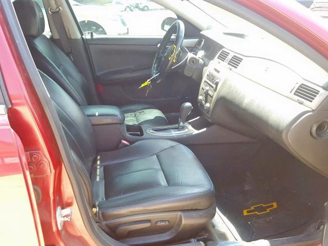 2G1WD58C769231592 - 2006 CHEVROLET IMPALA SUP RED photo 5
