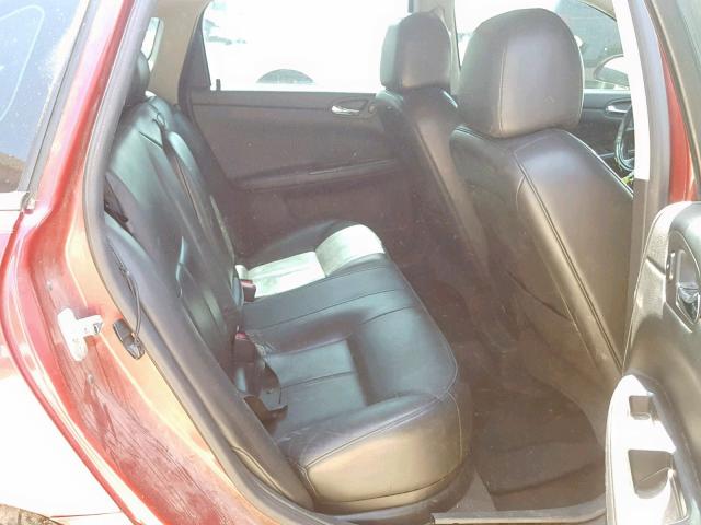 2G1WD58C769231592 - 2006 CHEVROLET IMPALA SUP წითელი ფოტო 6