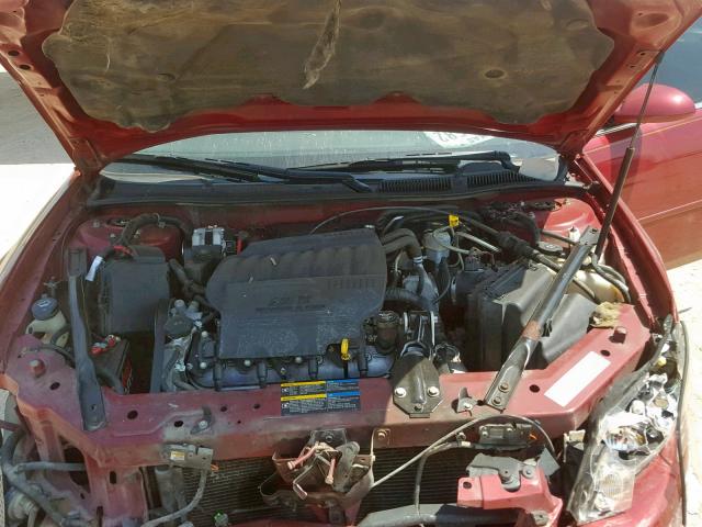 2G1WD58C769231592 - 2006 CHEVROLET IMPALA SUP RED photo 7