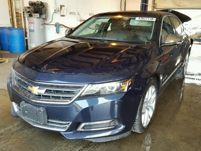 2G1165S3XF9132357 - 2015 CHEVROLET IMPALA LTZ BLUE photo 2