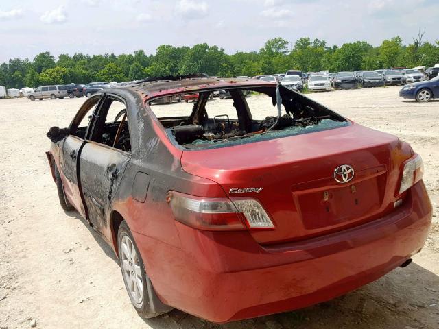 4T1BB46K77U015919 - 2007 TOYOTA CAMRY NEW RED photo 3