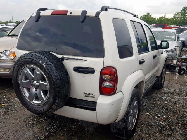 1J4GK58K65W604131 - 2005 JEEP LIBERTY LI WHITE photo 4