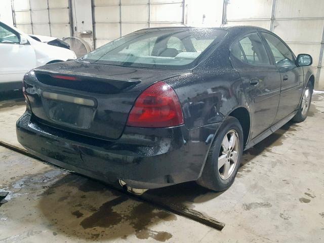 2G2WP522251216840 - 2005 PONTIAC GRAND PRIX BLACK photo 4