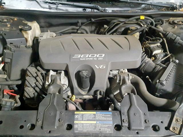 2G2WP522251216840 - 2005 PONTIAC GRAND PRIX BLACK photo 7