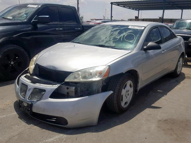 1G2ZF55B664147331 - 2006 PONTIAC G6 SE SILVER photo 2