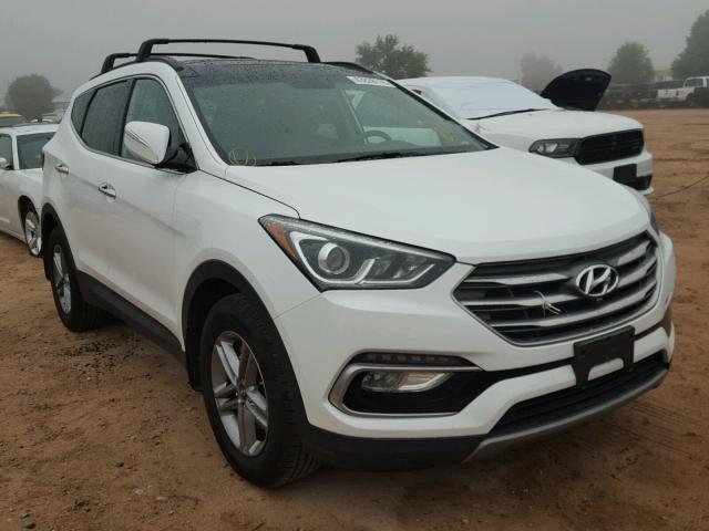 5XYZUDLB1HG437379 - 2017 HYUNDAI SANTA FE S WHITE photo 1