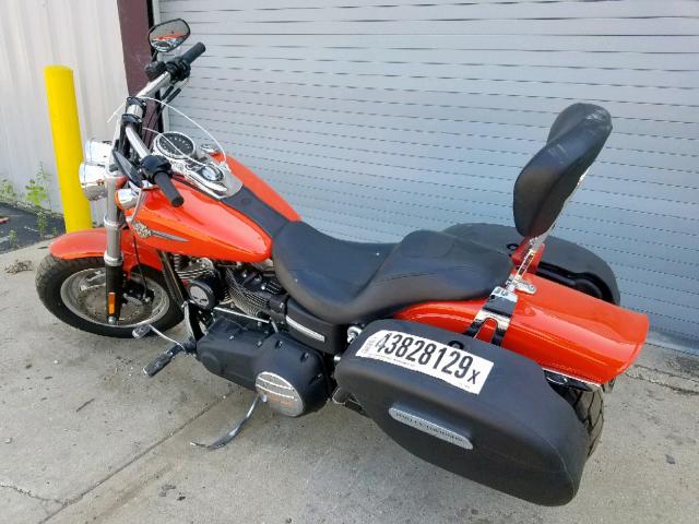 1HD1GYM12CC316132 - 2012 HARLEY-DAVIDSON FXDF DYNA ORANGE photo 3