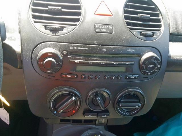 3VWCK31C75M408210 - 2005 VOLKSWAGEN NEW BEETLE ნაცრისფერი ფოტო 9