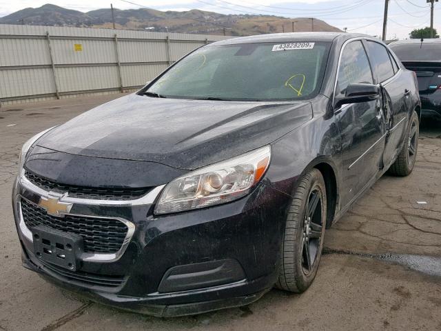 1G11C5SL2EF251020 - 2014 CHEVROLET MALIBU 1LT BLACK photo 2