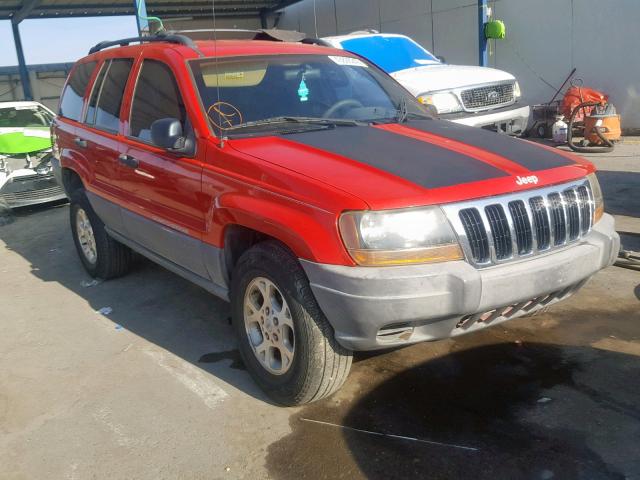 1J4GW58S8XC509546 - 1999 JEEP GRAND CHER RED photo 1