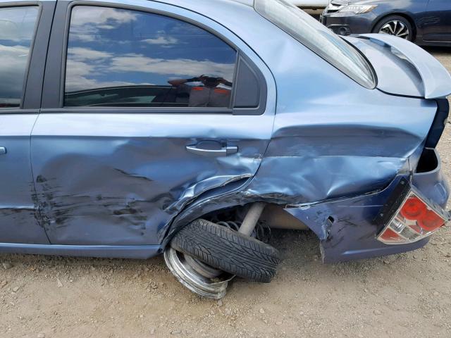 KL1TD56607B063101 - 2007 CHEVROLET AVEO BASE ლურჯი ფოტო 9