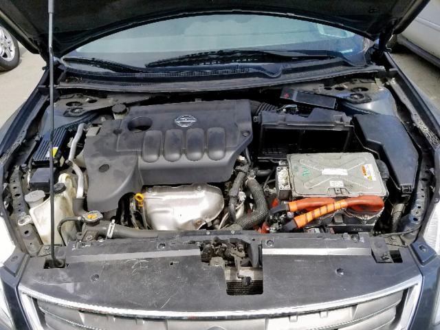 1N4CL2AP7AC125031 - 2010 NISSAN ALTIMA HYB GRAY photo 7