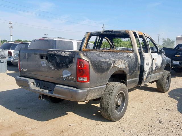 3D7KS28C06G248420 - 2006 DODGE RAM 2500 S GRAY photo 4