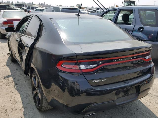 1C3CDFBBXFD253917 - 2015 DODGE DART SXT BLACK photo 3