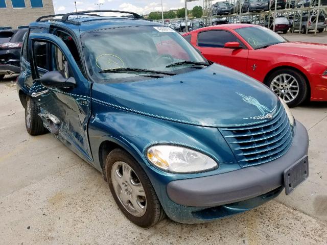 3C8FY4BB01T602764 - 2001 CHRYSLER PT CRUISER TEAL photo 1