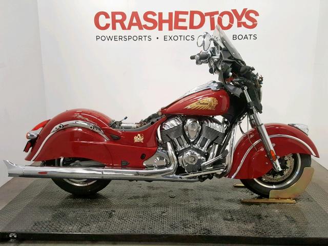 56KTCAAA1F3319300 - 2015 INDIAN MOTORCYCLE CO. CHIEFTAIN RED photo 1