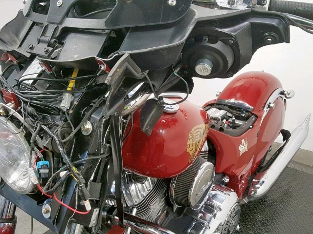 56KTCAAA1F3319300 - 2015 INDIAN MOTORCYCLE CO. CHIEFTAIN RED photo 13