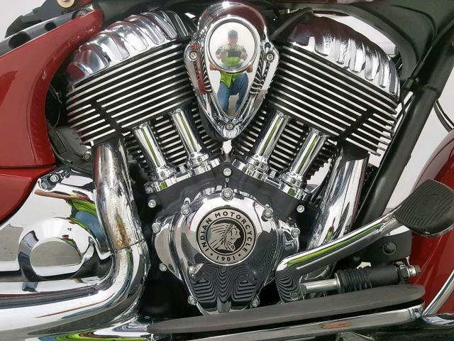56KTCAAA1F3319300 - 2015 INDIAN MOTORCYCLE CO. CHIEFTAIN RED photo 5