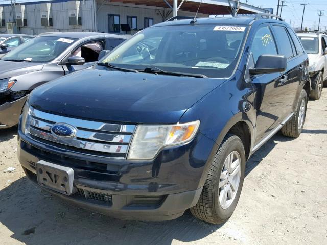 2FMDK36CX8BA66656 - 2008 FORD EDGE SE BLUE photo 2