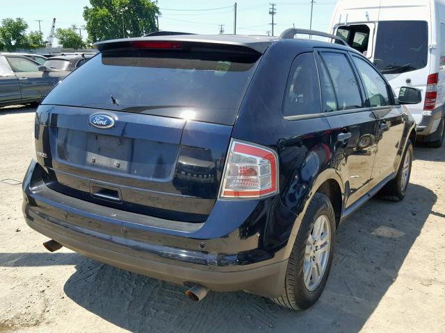 2FMDK36CX8BA66656 - 2008 FORD EDGE SE BLUE photo 4